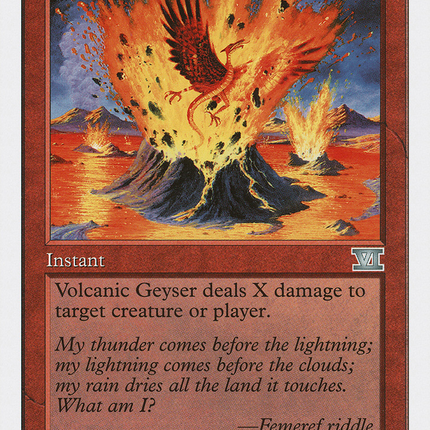 Volcanic Geyser [Classic Sixth Edition]