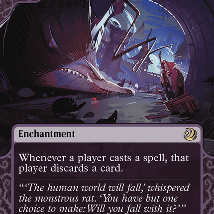 Oppression (Showcase) (Borderless) [Wilds of Eldraine: Enchanting Tales]
