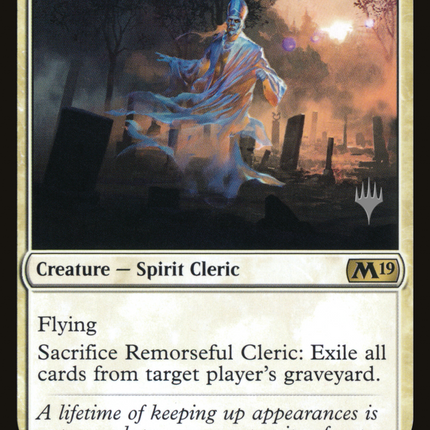 Remorseful Cleric [Core Set 2019 Promos]