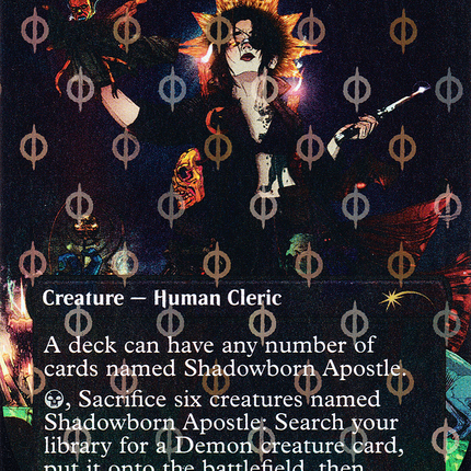 Shadowborn Apostle (Borderless) [Secret Lair Drop] Step-and-Compleat Foil