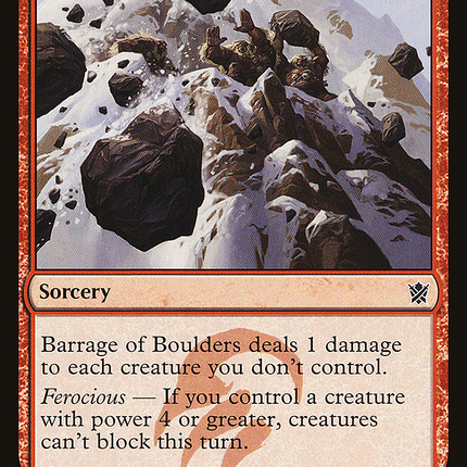 Barrage of Boulders [Khans of Tarkir]