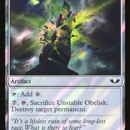 Unstable Obelisk [Warhammer 40,000 Commander] Surge Foil