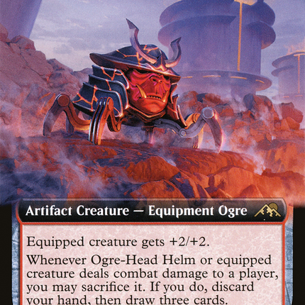 Ogre-Head Helm (Extended Art) [Kamigawa: Neon Dynasty]