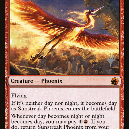 Sunstreak Phoenix [Innistrad: Midnight Hunt Promos]