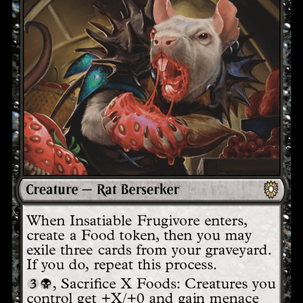 Insatiable Frugivore [Bloomburrow Commander]