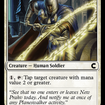 Law-Rune Enforcer [Ravnica: Clue Edition]