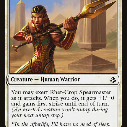 Rhet-Crop Spearmaster [The List]