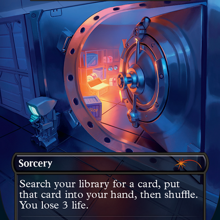 Grim Tutor (Borderless) [Secret Lair Drop]