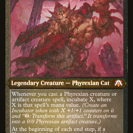 Brimaz, Blight of Oreskos [March of the Machine Commander] Etched Foil