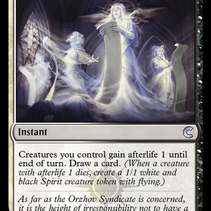 Afterlife Insurance [Ravnica: Clue Edition]