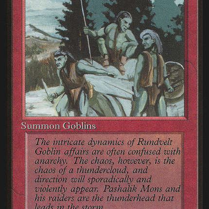 Mons's Goblin Raiders [Limited Edition Beta]