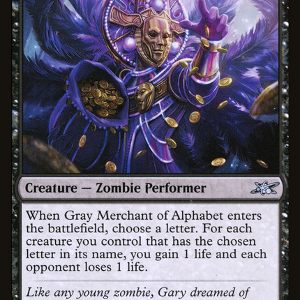 Gray Merchant of Alphabet [Unfinity]