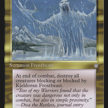 Kjeldoran Frostbeast [Ice Age]
