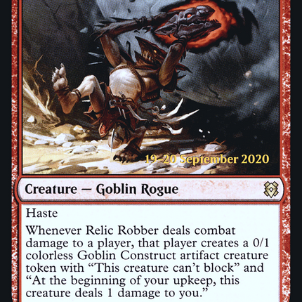 Relic Robber [Zendikar Rising Promos] Prerelease Foil