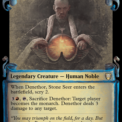 Denethor, Stone Seer (Showcase) [Tales of Middle-earth Commander]