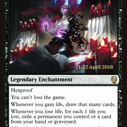 Lich's Mastery [Dominaria Promos] Prerelease Foil