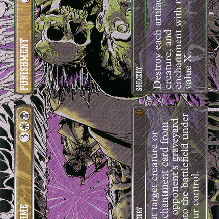Crime // Punishment (Showcase) (Borderless) [Breaking News] Textured Foil