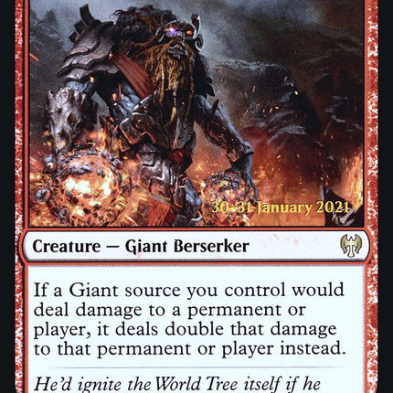 Calamity Bearer [Kaldheim Promos] Prerelease Foil