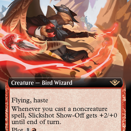 Slickshot Show-Off (Extended Art) [Outlaws of Thunder Junction] Foil