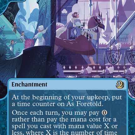 As Foretold (Showcase) (Borderless) [Wilds of Eldraine: Enchanting Tales]