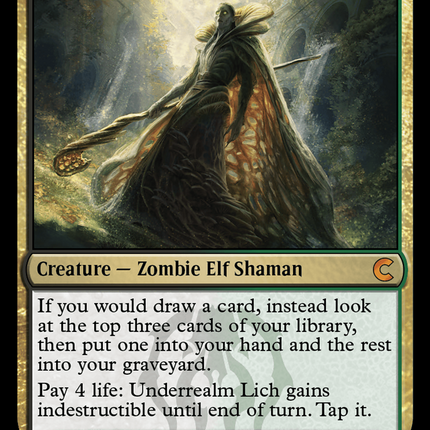 Underrealm Lich [Ravnica: Clue Edition]