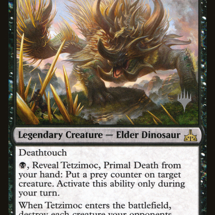 Tetzimoc, Primal Death [Rivals of Ixalan Promos]