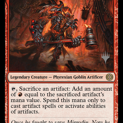 Slobad, Iron Goblin [Phyrexia: All Will Be One Promos]