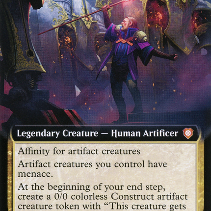Urza, Chief Artificer (Extended Art) [The Brothers' War Commander]