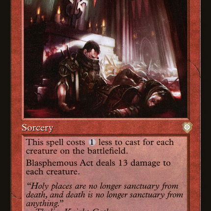 Blasphemous Act (Retro) [The Brothers' War Commander]