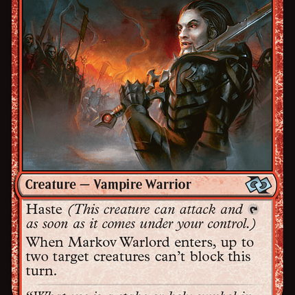 Markov Warlord [Foundations Jumpstart] Foil