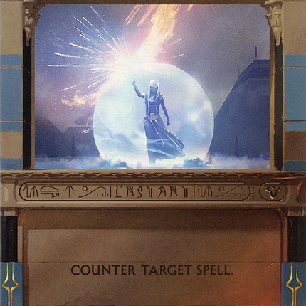 Counterspell (Borderless) [Amonkhet Invocations] Foil