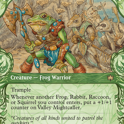 Valley Mightcaller (Showcase) [Bloomburrow] Foil