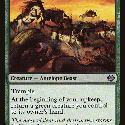 Stampeding Wildebeests [Duel Decks Anthology: Garruk vs. Liliana]