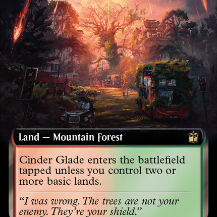 Cinder Glade (Extended Art) [Doctor Who] Surge Foil