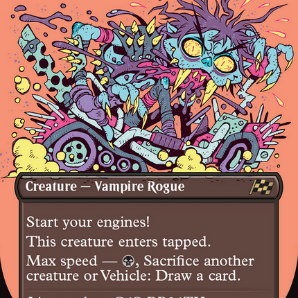 Gas Guzzler (Borderless) [Aetherdrift] Foil