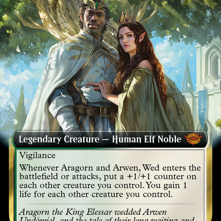 Aragorn and Arwen, Wed (Extended Art) [The Lord of the Rings: Tales of Middle-earth]