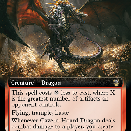 Cavern-Hoard Dragon (Extended Art) [Tales of Middle-earth Commander] Foil
