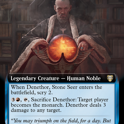 Denethor, Stone Seer (Extended Art) [Tales of Middle-earth Commander] Foil