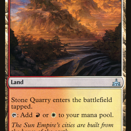 Stone Quarry [Rivals of Ixalan]