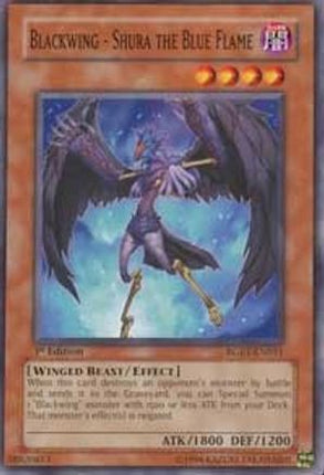 Blackwing - Shura the Blue Flame (Common / Short Print) [RGBT-EN011] Raging Battle Unlimited