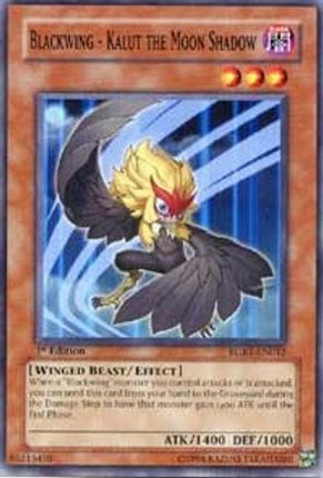 Blackwing - Kalut the Moon Shadow (Common / Short Print) [RGBT-EN012] Raging Battle 1st Edition