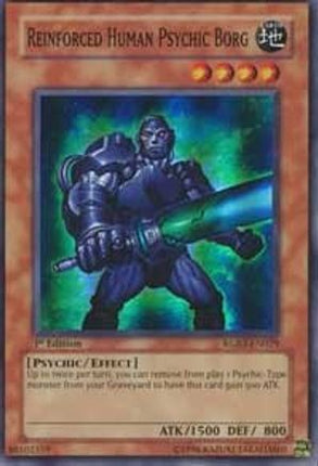 Reinforced Human Psychic Borg (Super Rare) [RGBT-EN029] Raging Battle 1st Edition