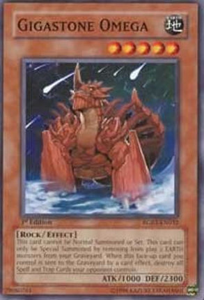 Gigastone Omega (Common / Short Print) [RGBT-EN032] Raging Battle Unlimited