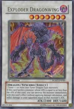 Exploder Dragonwing (Ultra Rare) [RGBT-EN040] Raging Battle 1st Edition