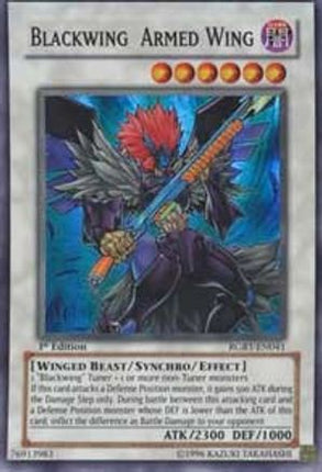 Blackwing Armed Wing (Super Rare) [RGBT-EN041] Raging Battle 1st Edition