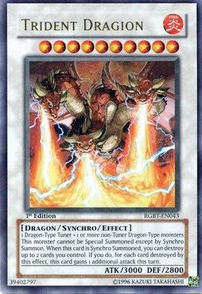 Trident Dragion (Ultra Rare) [RGBT-EN043] Raging Battle 1st Edition