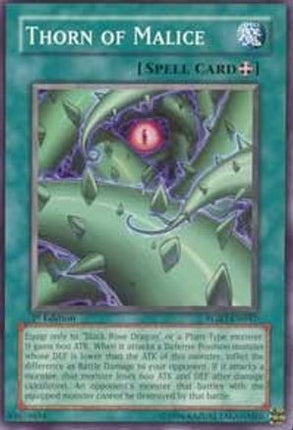 Thorn of Malice (Common / Short Print) [RGBT-EN047] Raging Battle 1st Edition