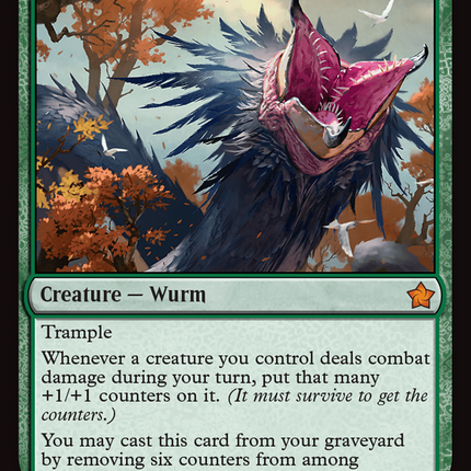 Quilled Greatwurm [Foundations] Foil