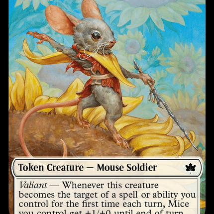 Flowerfoot Swordmaster [Bloomburrow Tokens]