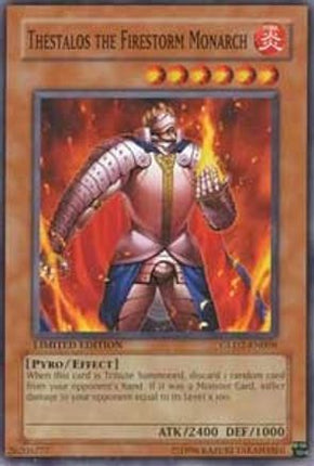 Thestalos the Firestorm Monarch (Common / Short Print) [GLD2-EN008] Gold Series 2009 Limited